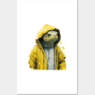 I LOVE MY RAINCOATS YELLOW Posters and Art